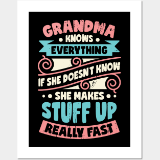 Grandma Knows Everything Posters and Art